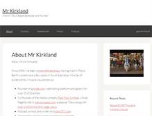 Tablet Screenshot of mrkirkland.com
